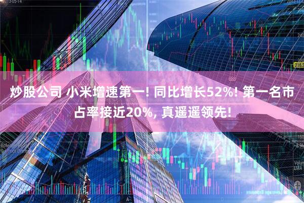 炒股公司 小米增速第一! 同比增长52%! 第一名市占率接近20%, 真遥遥领先!